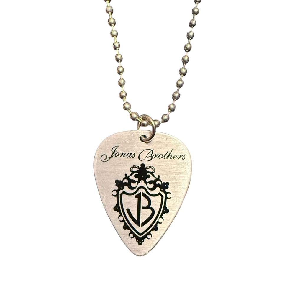 Jonas Brothers Necklace – Promo Guitar Pick Pendant | Nostalgia-core